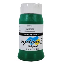 Daler Rowney System3 Akrilik Boya 500 ml Emerald 335 