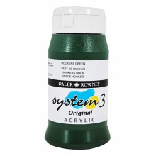 Daler Rowney System3 Akrilik Boya 500 ml Hookers Green 352 - Daler Rowney