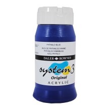 Daler Rowney System3 Akrilik Boya 500 ml Phthalo Blue 142 - Daler Rowney