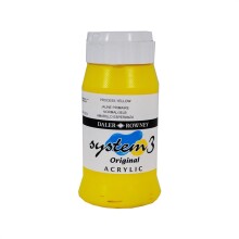 Daler Rowney System3 Akrilik Boya 500 ml Process Yellow 675 - Daler Rowney
