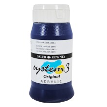 Daler Rowney System3 Akrilik Boya 500 ml Prussian Blue Hue 134 - Daler Rowney