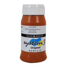 Daler Rowney System3 Akrilik Boya 500 ml Raw Sienna 667 