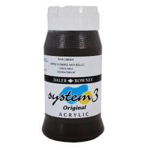 Daler Rowney System3 Akrilik Boya 500 ml Raw Umber 247 - Daler Rowney