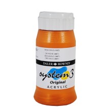 Daler Rowney System3 Akrilik Boya 500 ml Rich Gold Hue 707 - Daler Rowney