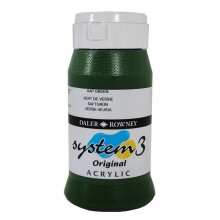 Daler Rowney System3 Akrilik Boya 500 ml Sap Green 375 