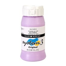 Daler Rowney System3 Akrilik Boya 500 ml Silk Purple 404 - Daler Rowney