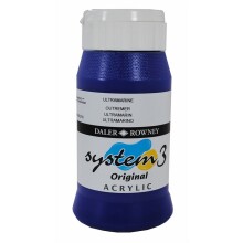 Daler Rowney System3 Akrilik Boya 500 ml Ultramarine 123 - Daler Rowney (1)