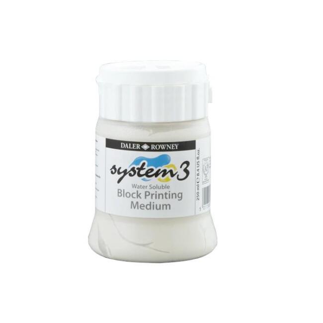 Daler Rowney System3 Block Prıntıng Medium 250Ml N:128250121 - 1