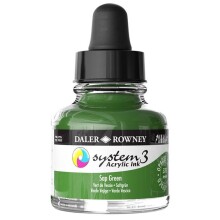 Daler Rowney System3 Sıvı Akrilik Mürekkep Boya 29.5 ml Sap Green 375 - Daler Rowney