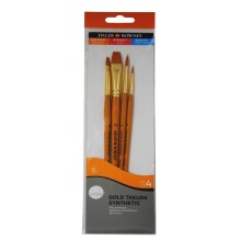 Daler Rowney Simply Taklon Fırça Seti 4’lü 20401 - DALER ROWNEY