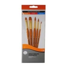 Daler Rowney Simply Taklon Fırça Seti 5’li - DALER ROWNEY