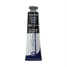 Daler Rowney Tüp Gouache Boya 15Ml N:035 Lamp Black - Daler Rowney