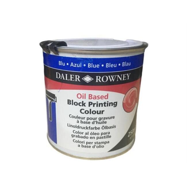 Daler Rowney Yağlı Baskı Boyası 250 ml Blue - 1