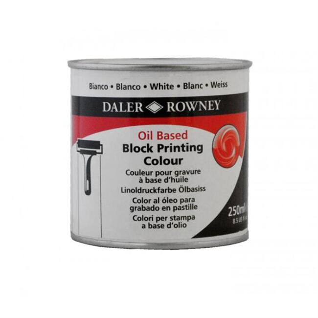 Daler Rowney Yağlı Baskı Boyası Beyaz 250 ml - 1