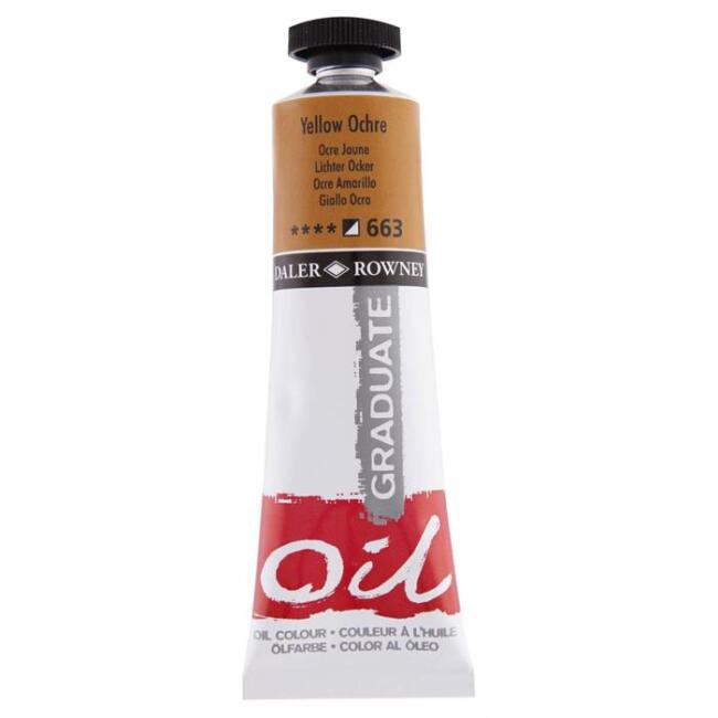 Daler Rowney Yağlı Boya Graduate 38 ml Yellow Ochre - 2