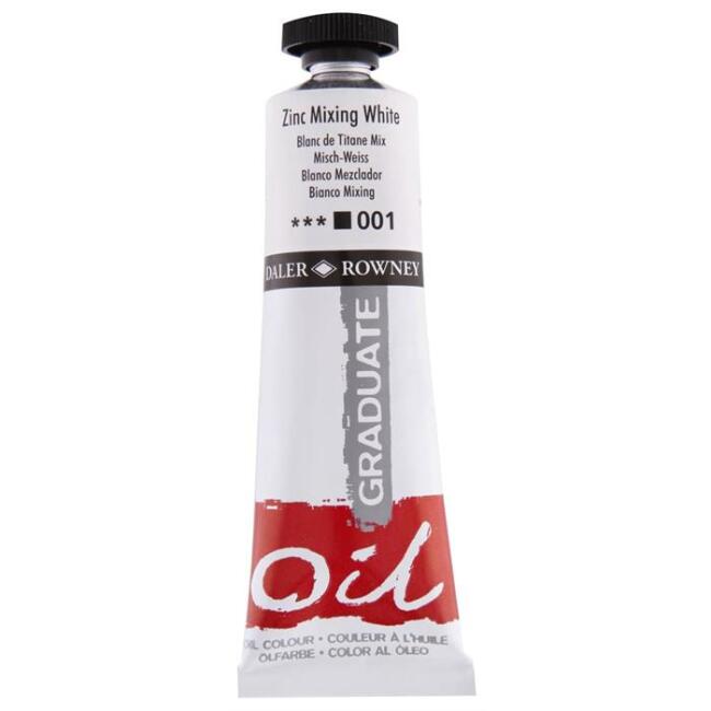 Daler Rowney Yağlı Boya Graduate 38Ml Zinc White - 1