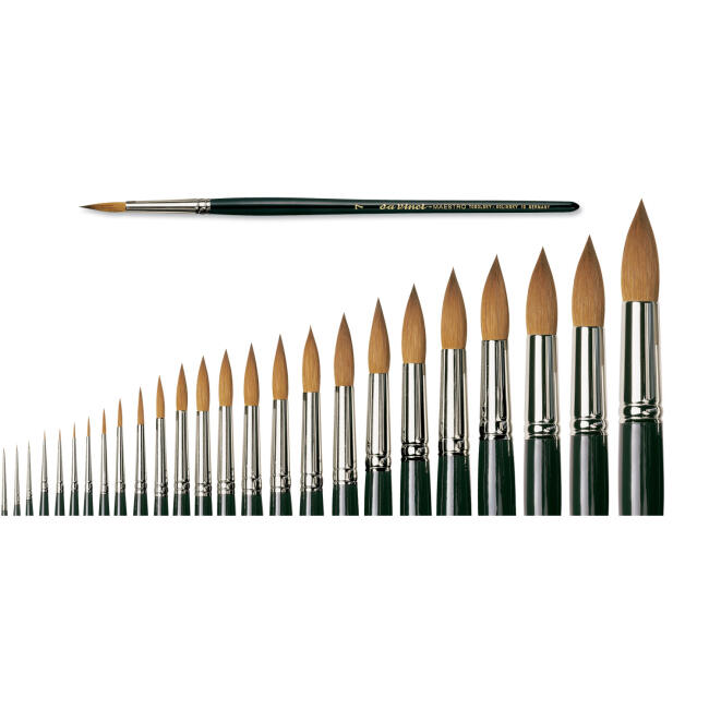 Da Vinci Seri 10 Maestro Kırmızı Samur Kılı Fırça No:0/4 - 2