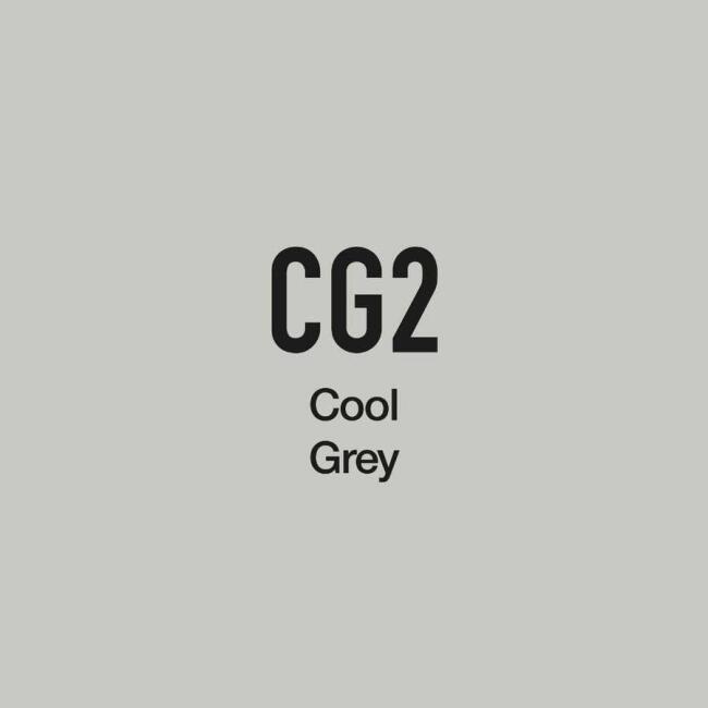 Del Rey Twin Çift Uçlu Marker Kalem Cool Grey CG2 - 2