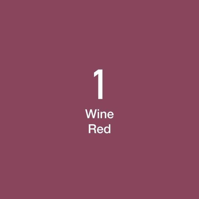 Del Rey Twin Marker R1 Wine Red - 2