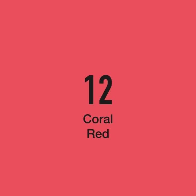 Del Rey Twin Marker R12 Coral Red - 2