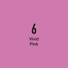 Del Rey Twin Marker RP6 Vivid Pink - 2