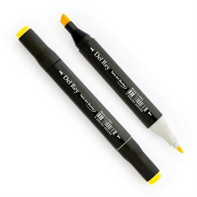 Del Rey Twin Marker Y37 Pastel Yellow - 1