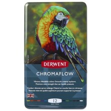 Derwent Chromaflow Profesyonel Kuru Boya Kalem Set 12’li - Derwent