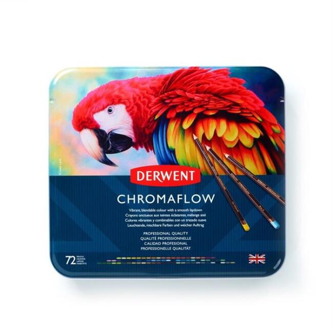 Derwent Chromaflow Profesyonel Kuru Boya Kalem Set 72’li - 1