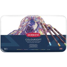Derwent Coloursoft Pencils 36’lı - Derwent