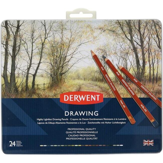 Derwent Drawing Pencil 24 Renk - 1