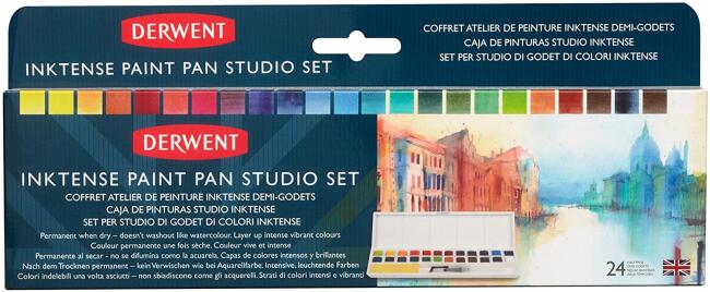 Derwent Inktense Paint Pan Studio Set 24’lü - 2