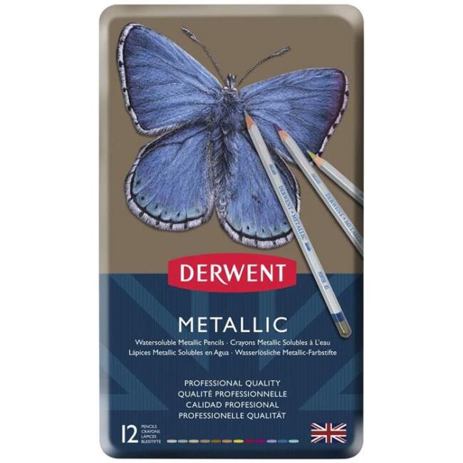 Derwent Metallic 12’li - 1