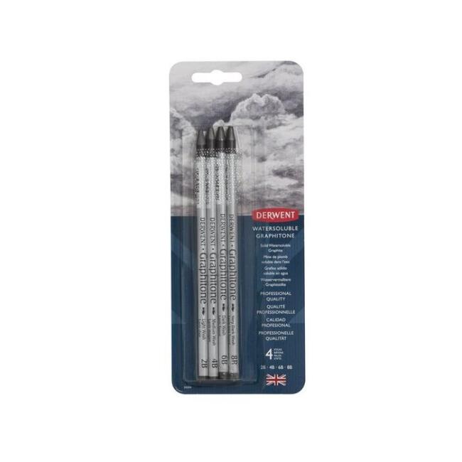 Derwent Watersoluble Graphitone 4’lü Set - 1