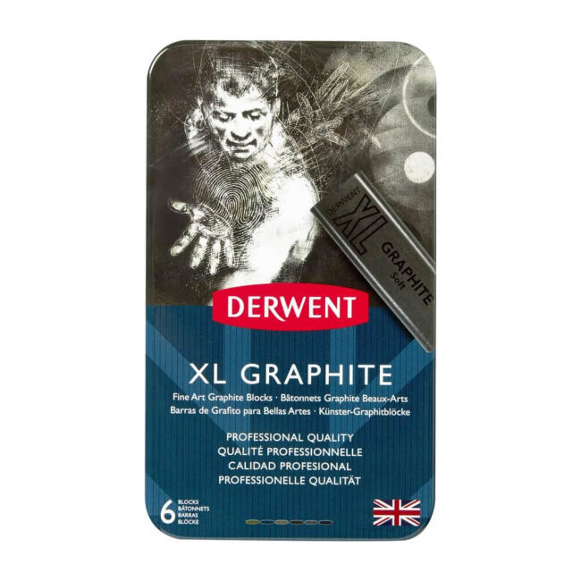 Derwent XL Graphite Çubuk 6'lı Set 2302010 - 1