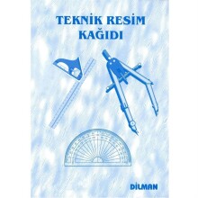 Dilman Dikey Teknik Resim Kağıdı 70gr A3 30 Yaprak - DİLMAN