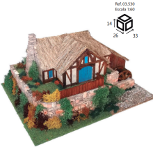 Domenech Taş Maket Casa Hobbiton 1/87 N:3530 - Domenech