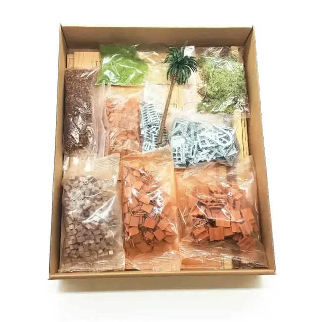 Domus Kits Colonial House Maket İspanyol Koloni Evi 1:60 Ölçek 40959 - 3