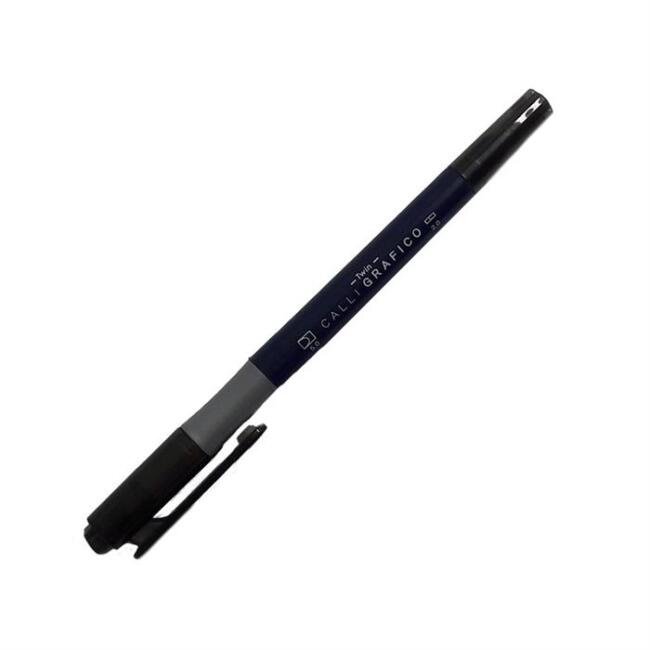 Dong-A Calligrafico Brush Twin Kalem Black 2-5 mm N:238110 - 1