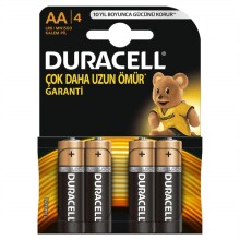 Duracell Alkalin AA LR6 MN1500 Kalem Pil 4’lü - DURACELL