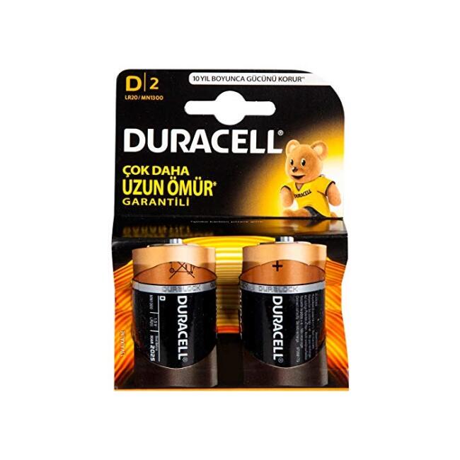 Duracell D2 Büyük Boy Pil 2’li - 1