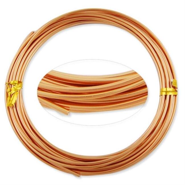 Dytac Alüminyum Tel Bakır Rengi 2 mm x 2 m - 2