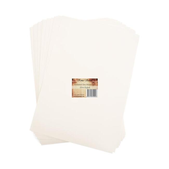 Ebru Kağıdı 25x35 cm 100’lü Beyaz - 1