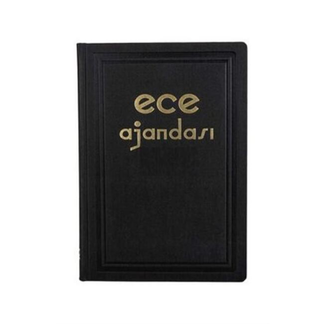 Ece Anadolu 17x25 cm Günlük Çizgili Ticari Ajanda 2023 Siyah - 1