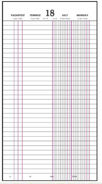 Ece Gunluk Ajanda 17X33Cm Asya Tıcarı - 2