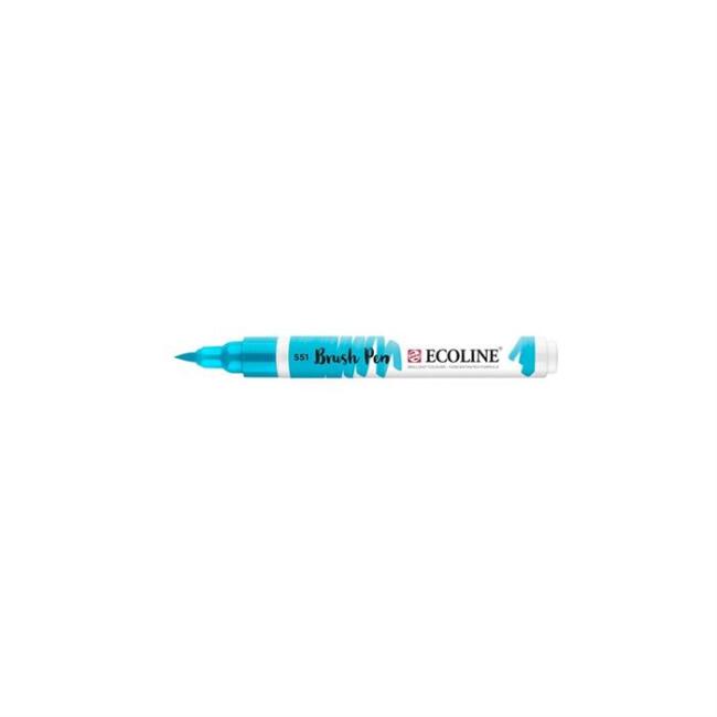Ecoline Brush Pen Sky Blue Light 551 - 2