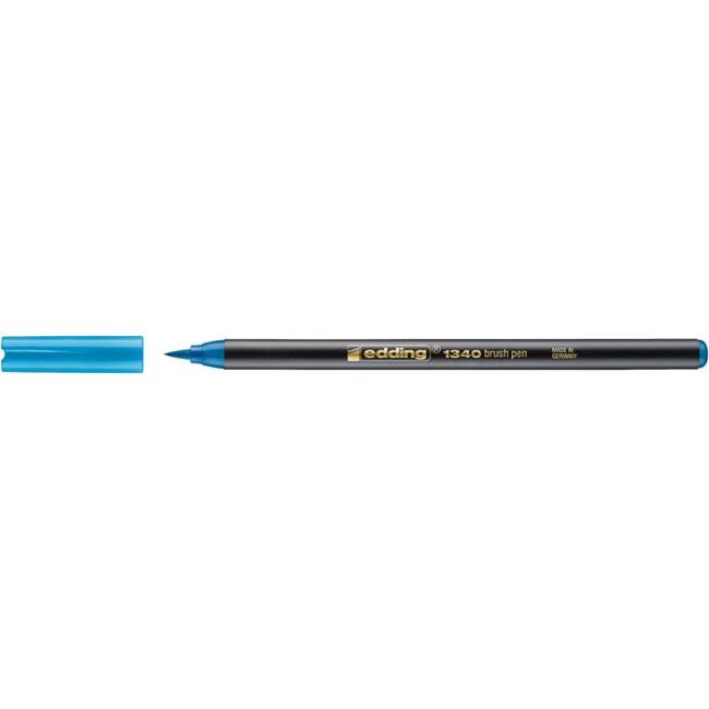 Edding 1340 Fırça Uçlu Kalem Açık Mavi - 1