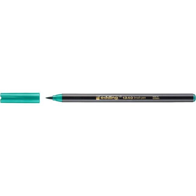 Edding 1340 Fırça Uçlu Kalem Yeşil - 1