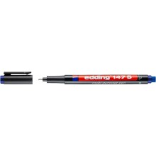 Edding 147S Çok Amaçlı Asetat Kalemi 0,3 mm Mavi - Edding