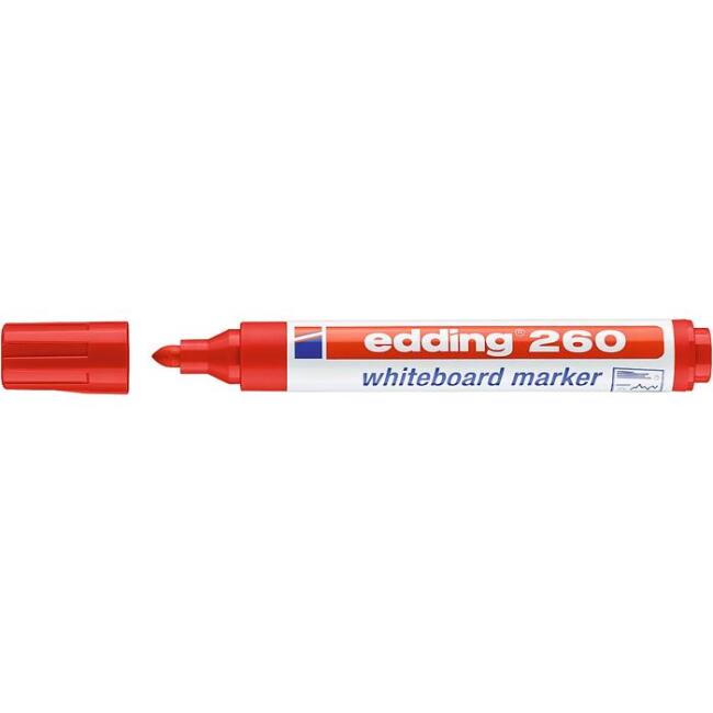 Edding 260 Yazı Tahtası Kalemi Kırmızı 1.5-3mm - 1