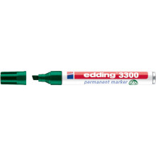 Edding 3300 Yan Kesik Uçlu Permanent Marker Kalem 1-5 mm Yeşil - 1